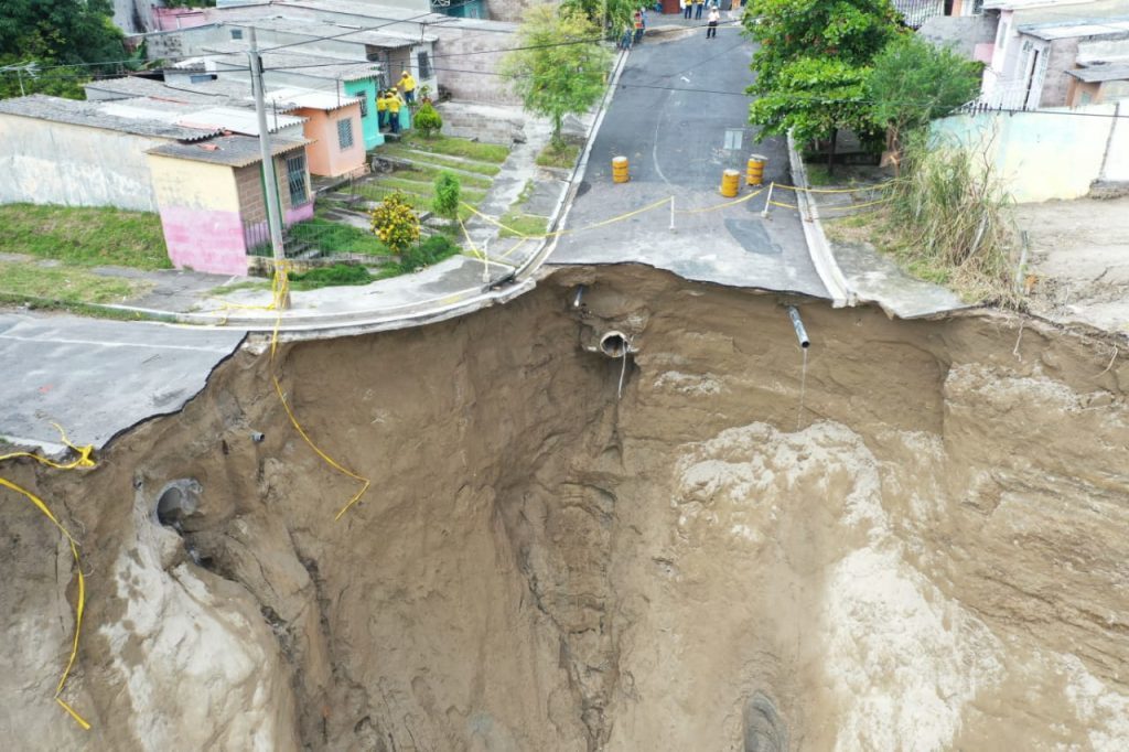 Click to enlarge landslide