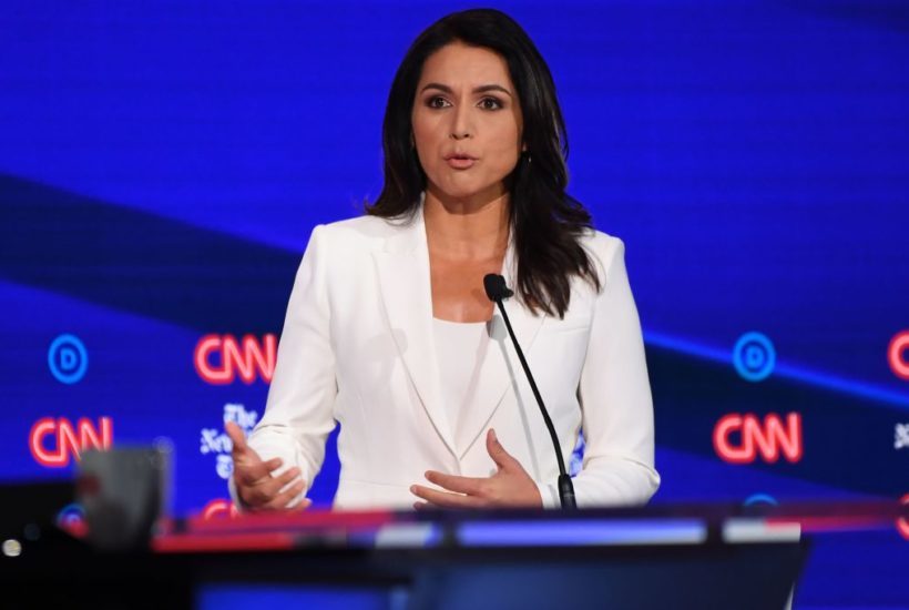 Click to enlarge tulsi gabbard fourth debate democrats 2019