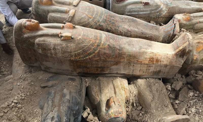 Click to enlarge new eyptian coffins