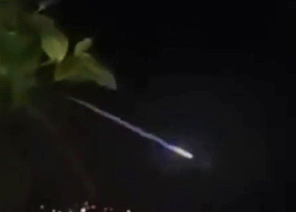 Meteor fireball over Trinidad
