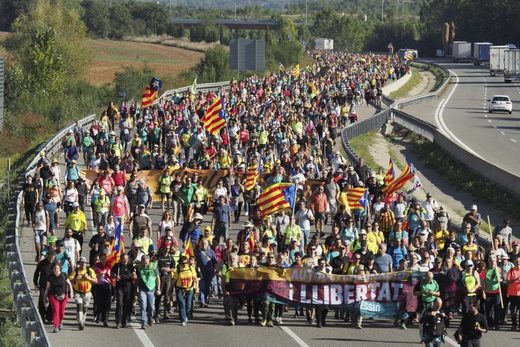 catalonia protest