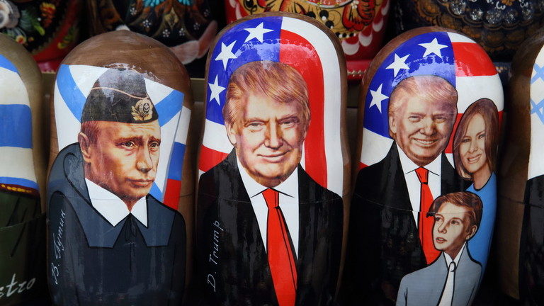 Putin and Trump nested dolls