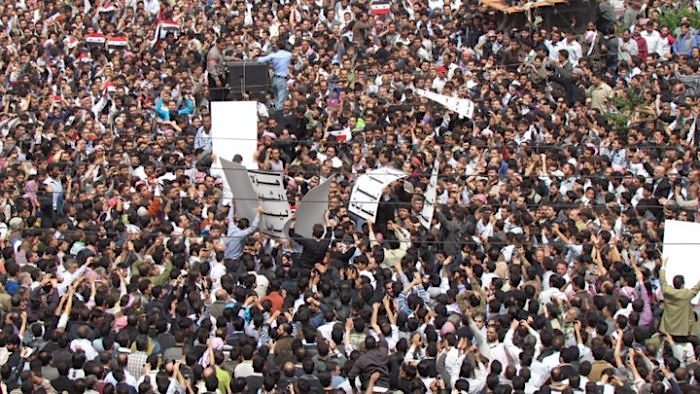 Protest Damascus