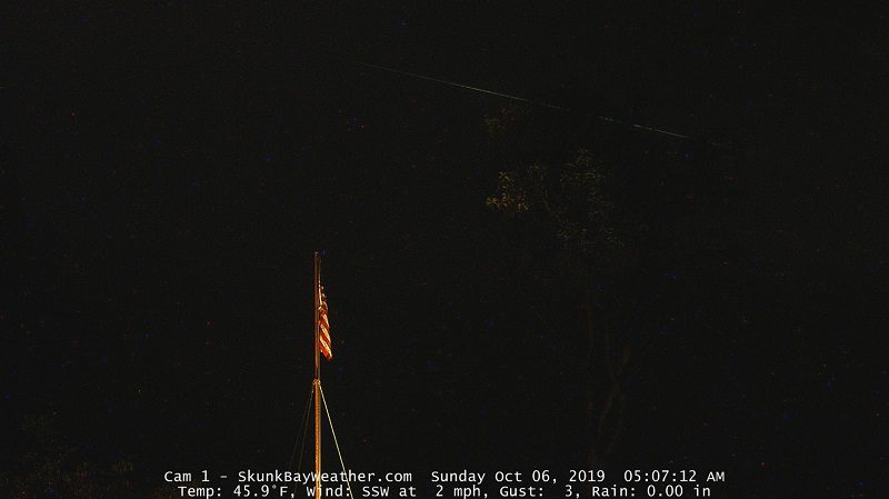 Fireball over WA, BC
