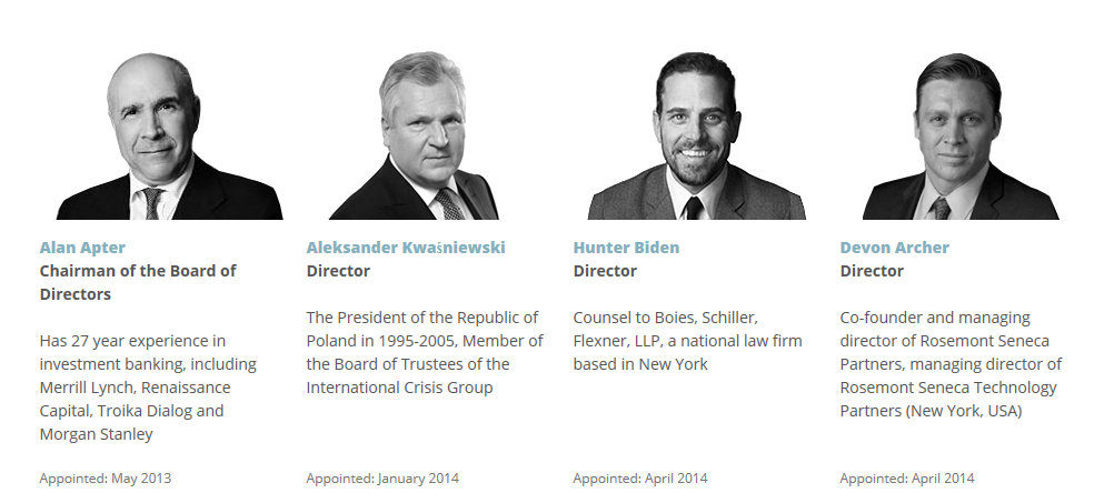 Rosemont Seneca Bohai board Hunter Biden Devon Archer