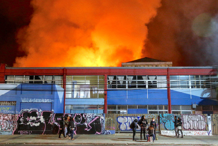Supermarket fire