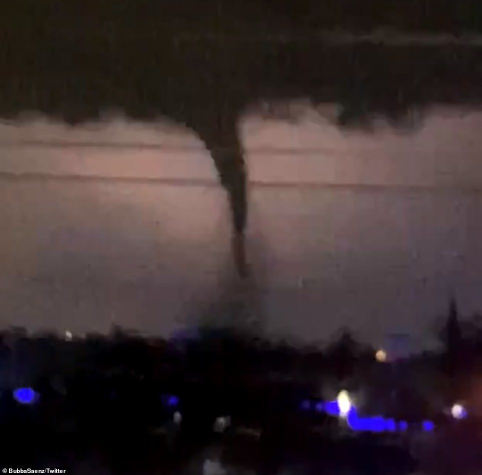 Click to enlarge Dallas tornado