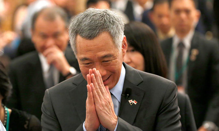 Simgapore prime minister Lee Hsien Loong
