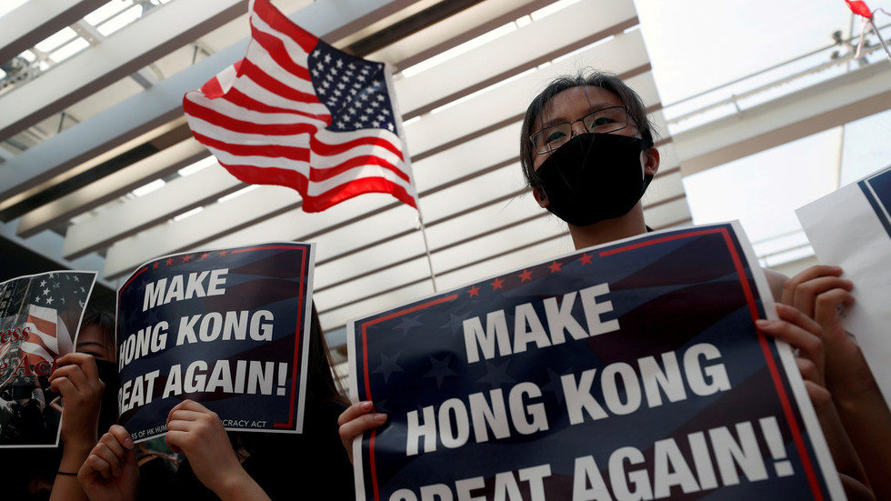 Hong kong protester