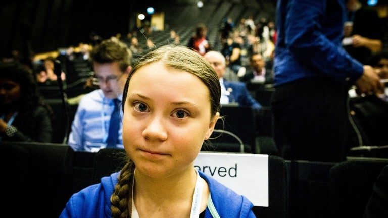 Click to enlarge Greta Thunberg