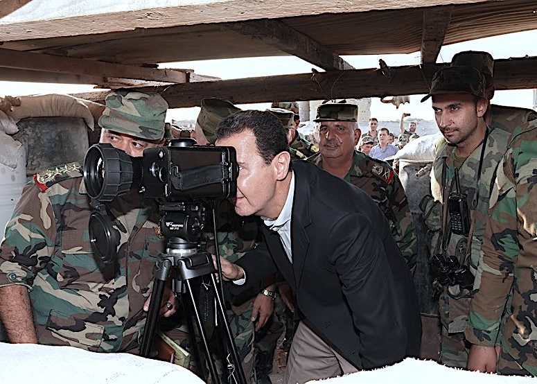 Click to enlarge Bashar and scopething