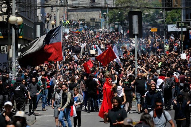 massive protest