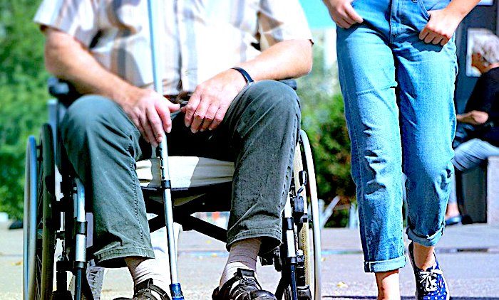 Person in wheelchair