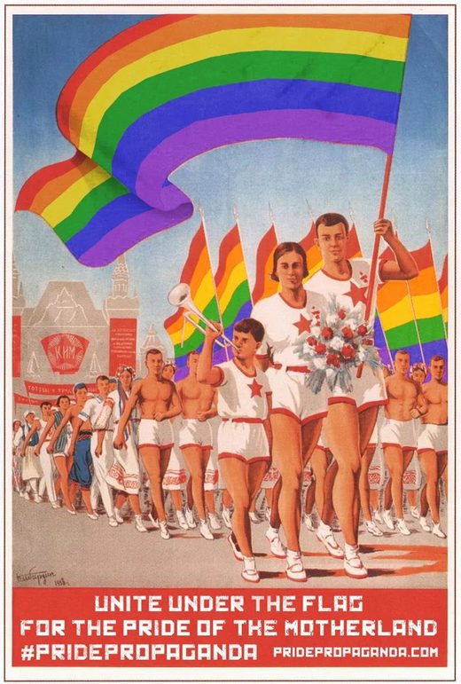 soviet pride poster LGBT