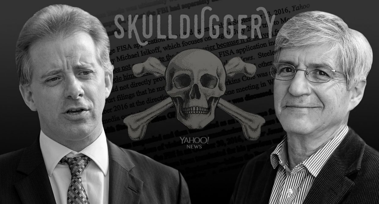 Click to enlarge Steele Isikoff steele dossier leak Yahoo