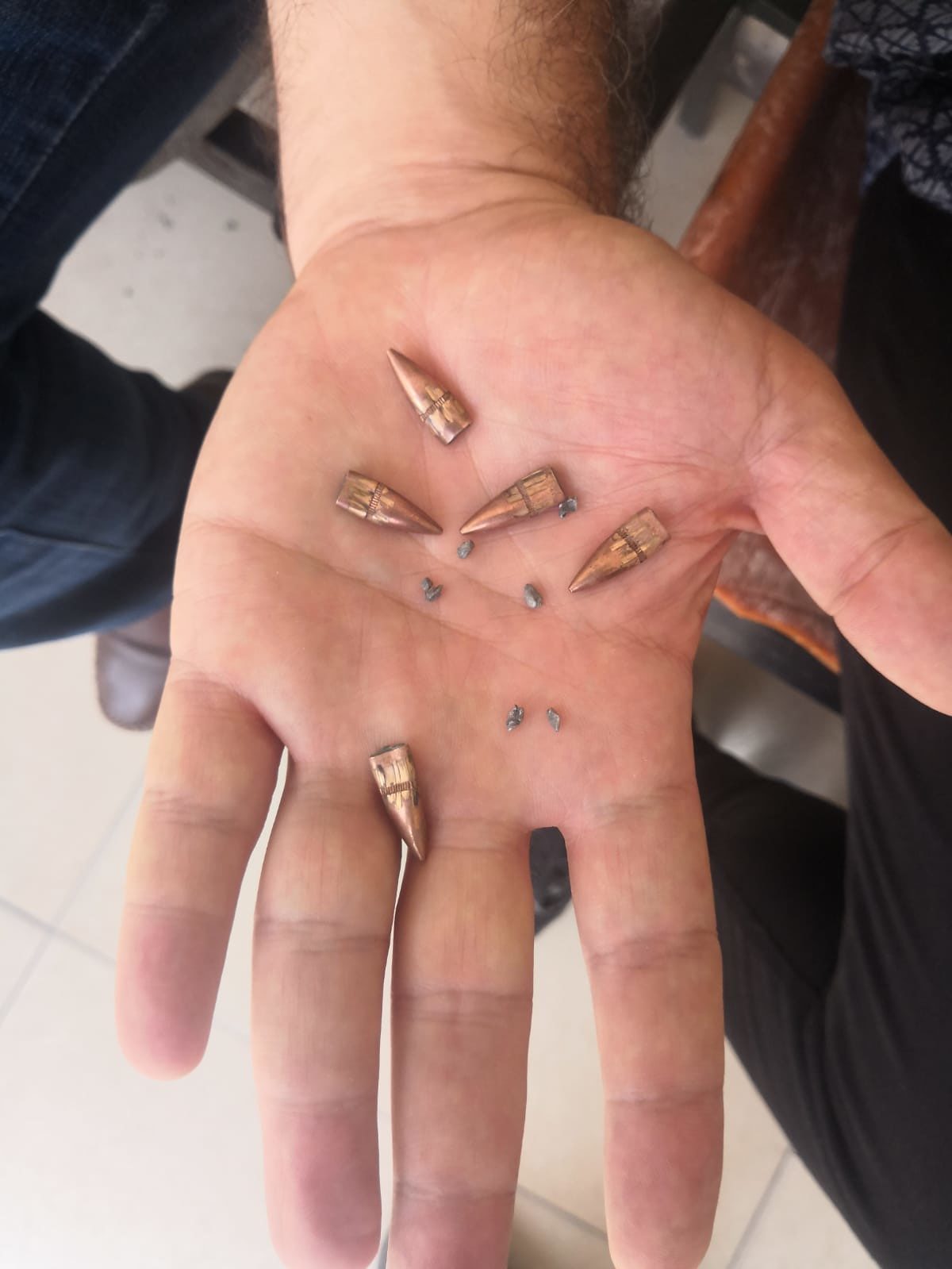 Click to enlarge fragmenting bullet IDF child shot