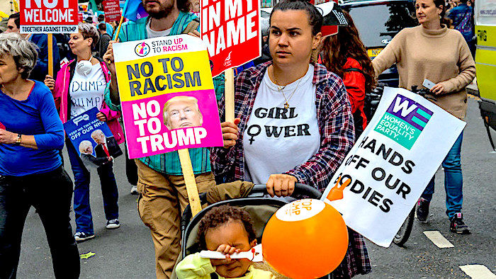 Trump protesters