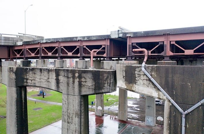 Click to enlarge Crumbling Bridge