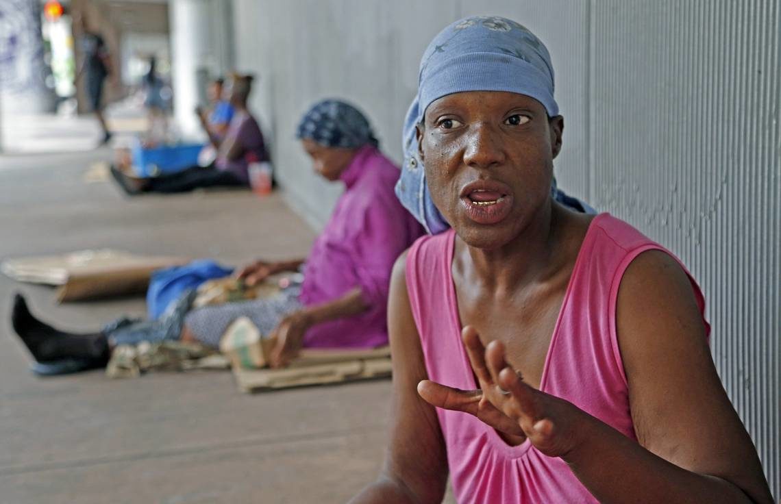 homeless man miami