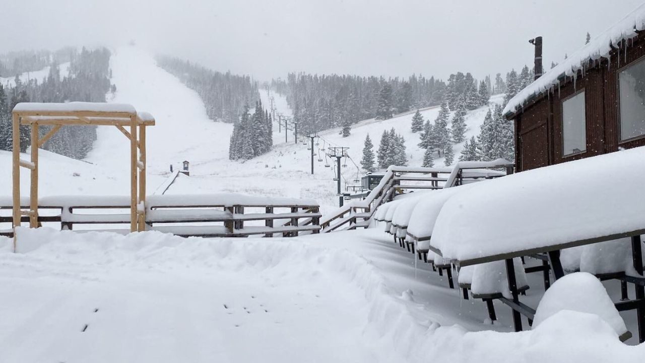 More than 16 inches of snow fell at Showdown Ski Area last week.