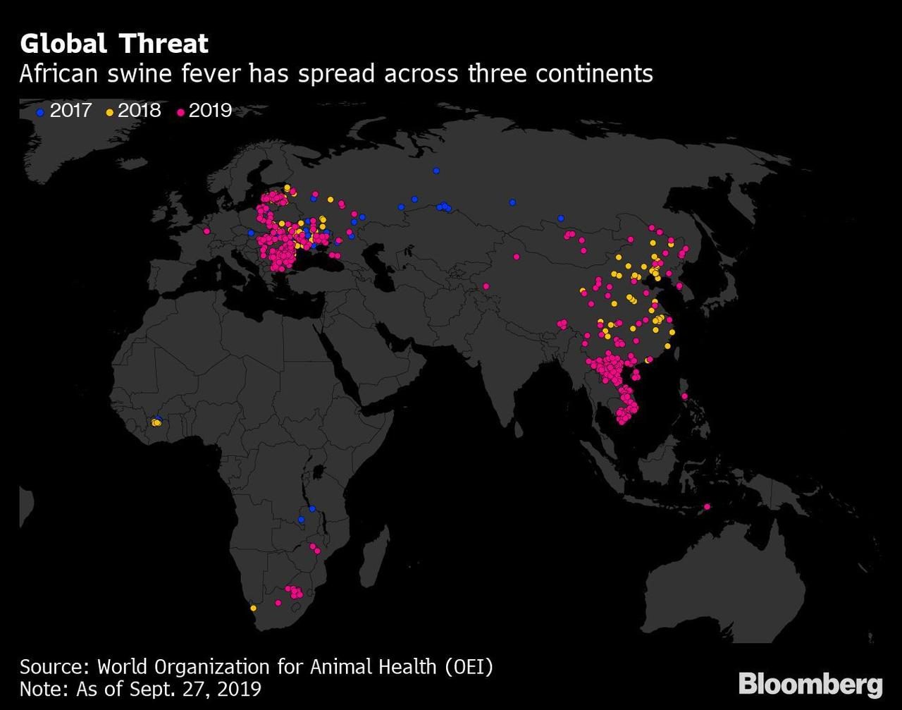 Click to enlarge Swine Flu Spread