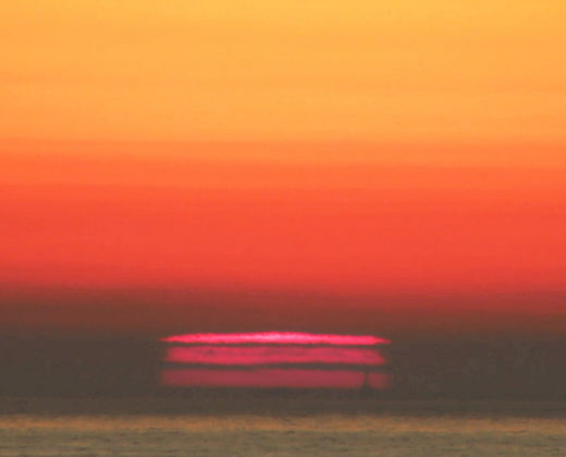 Click to enlarge pancake sunset