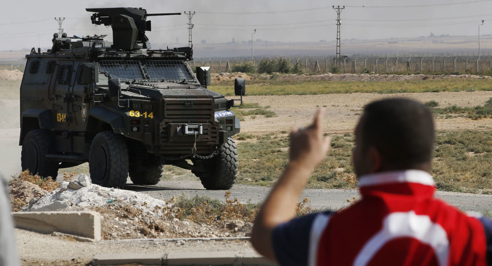 armoured  Turkish police vehicle