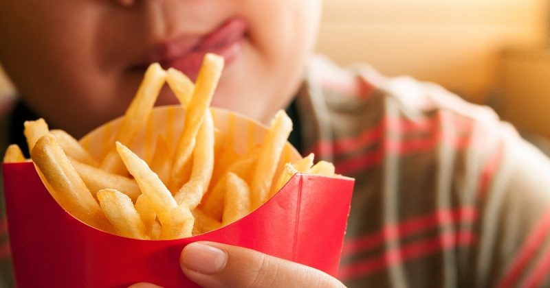 childhood obesity fast food fries
