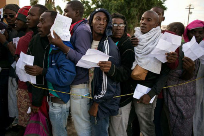 Click to enlarge african migrants mexico border