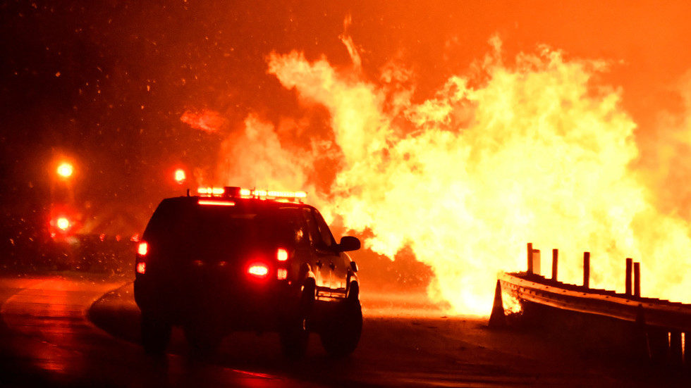Click to enlarge California wildfires