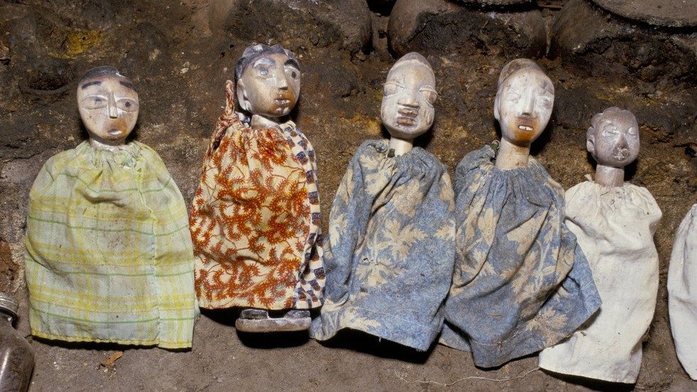 Click to enlarge African voodoo dolls