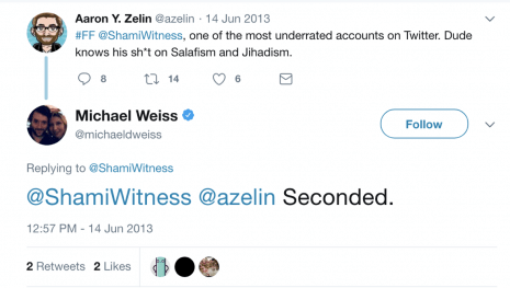 Click to enlarge zelin weiss shamiwitness isis syria