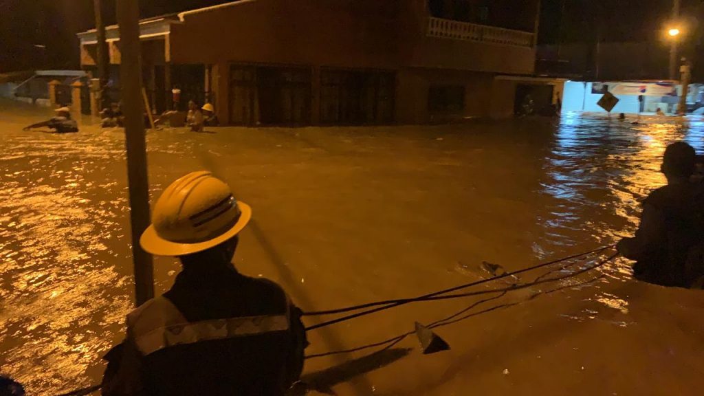 Floods swept through Apartadó, Antioquia Colombia 28 to 29 October 2019.