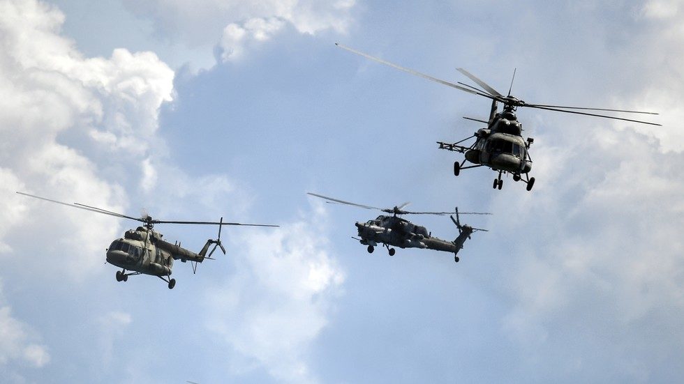 Russian Mi-28 and Mi-171 Helicopters