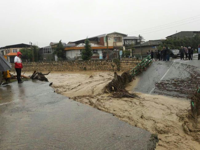 Floods in Golestan, Iran, November 2019