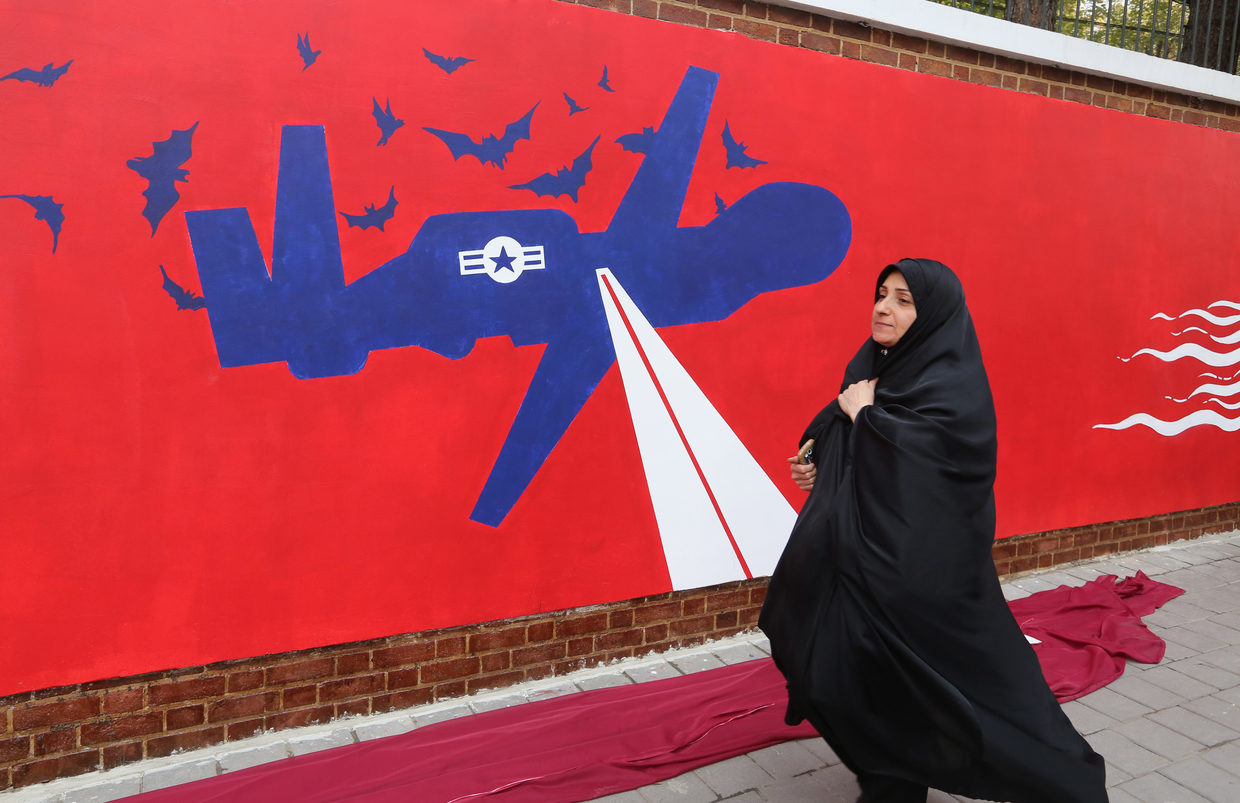 Click to enlarge iran us mural