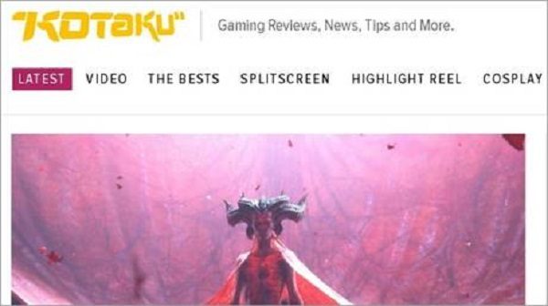 Click to enlarge Kotaku gaming site