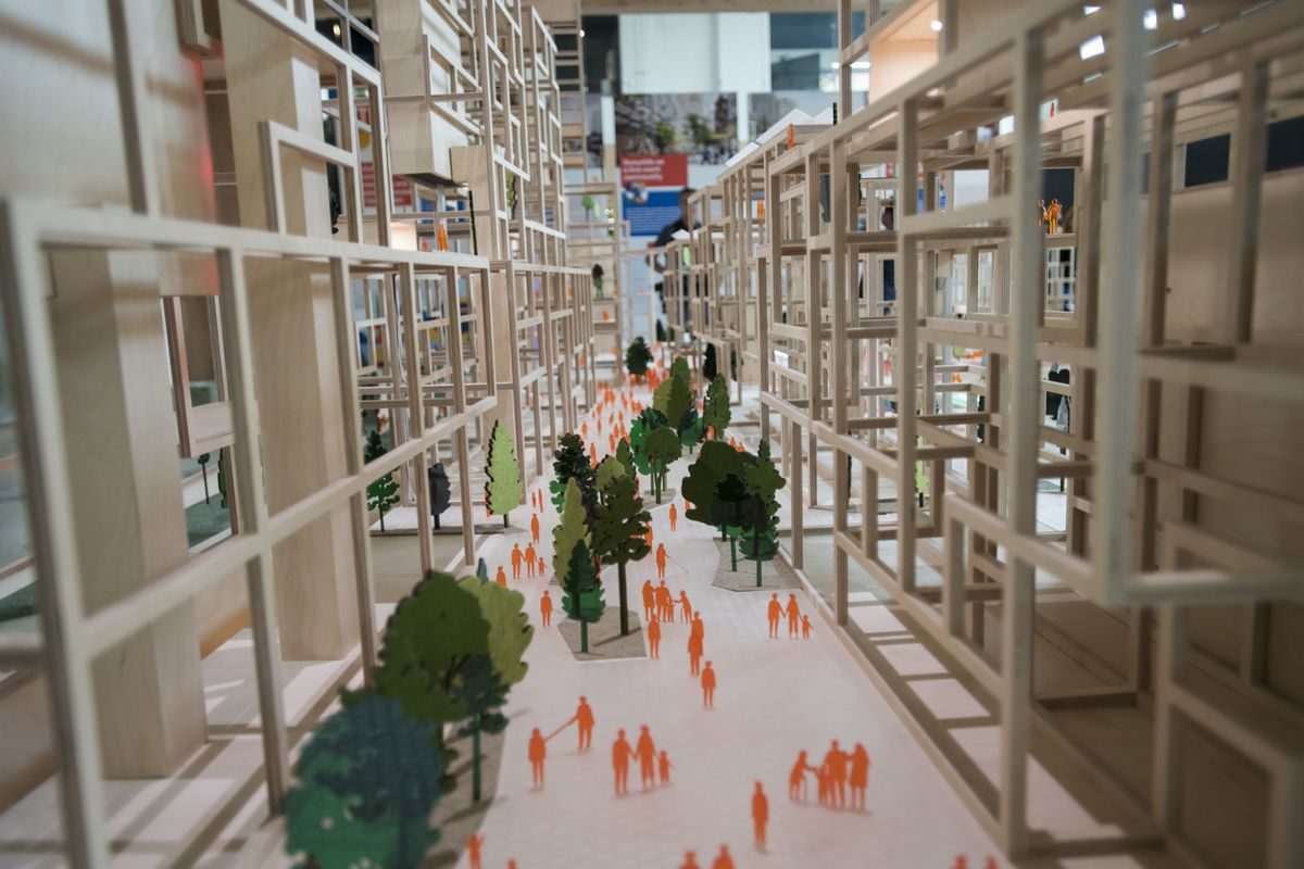 Toronto Sidewalk Labs model