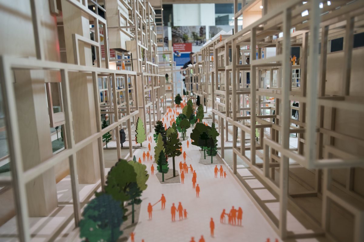 Click to enlarge Toronto Sidewalk Labs model