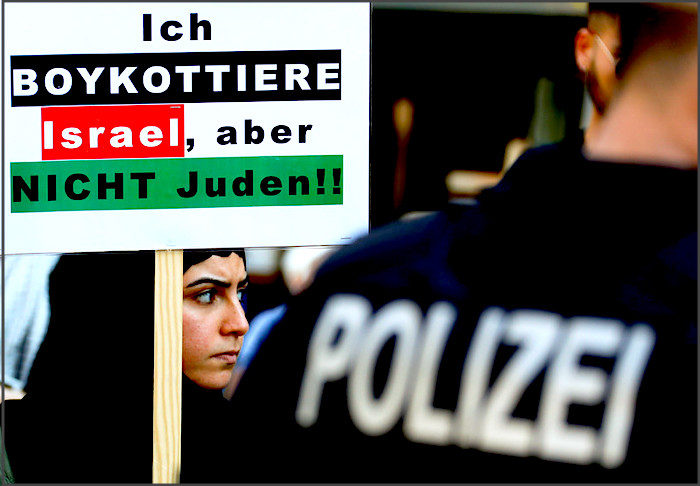 Boycott Israel sign