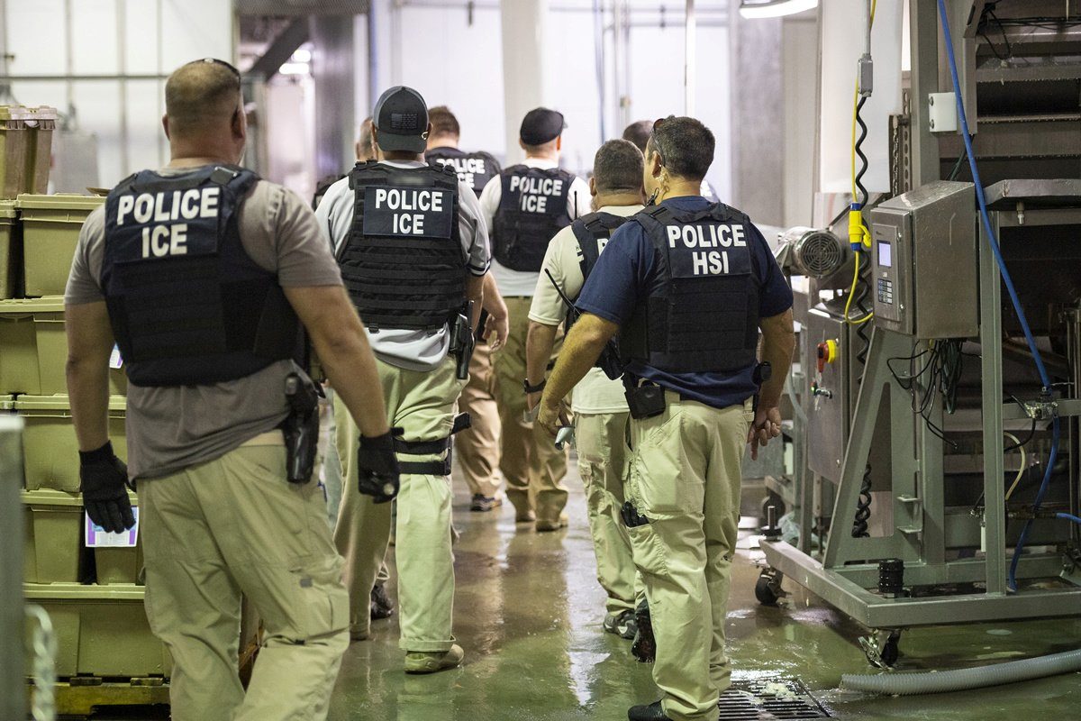 Click to enlarge ice immigration agents illegal migrants