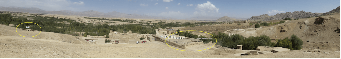 Click to enlarge Panorama of the outskirts of Mullah Hafiz