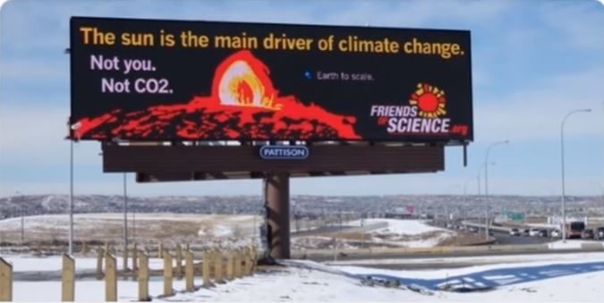 Friends of Science billboard