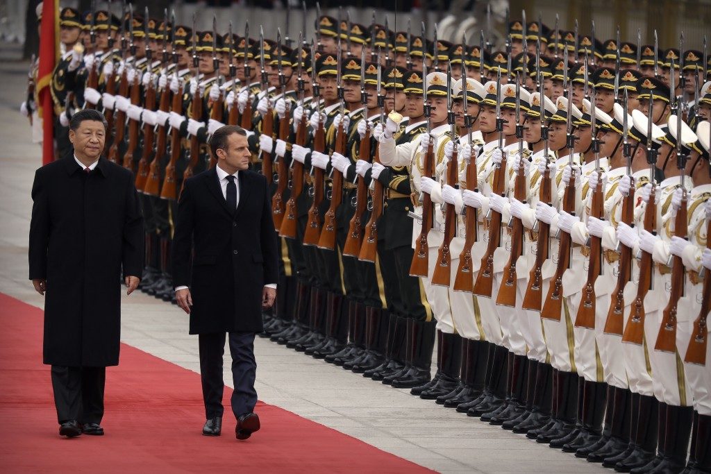 macron visit china