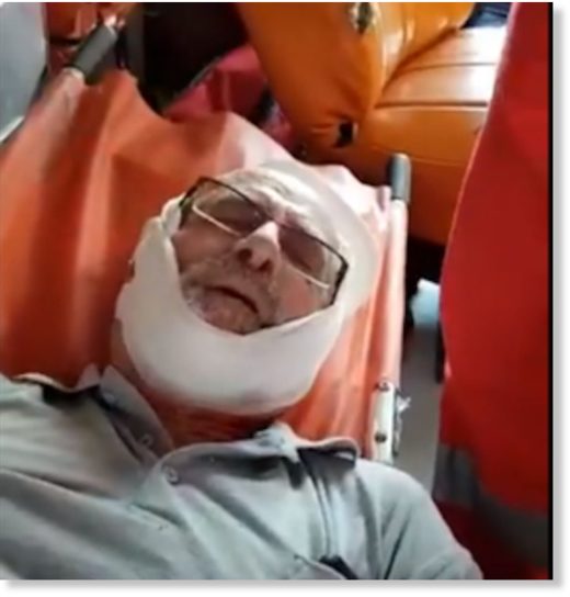 Click to enlarge Israeli Rabbi Beaten