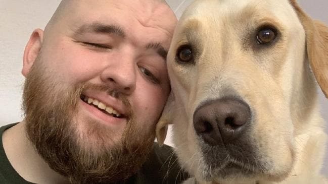 blind man with dog attacked