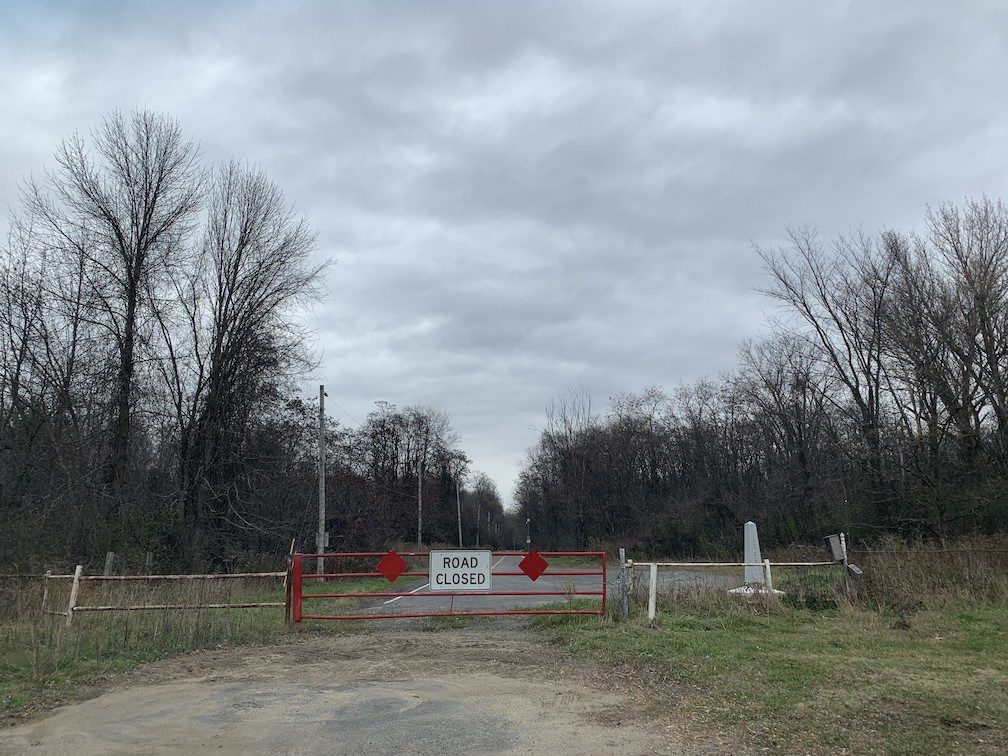 Click to enlarge U.S.-Canada border upstate New York