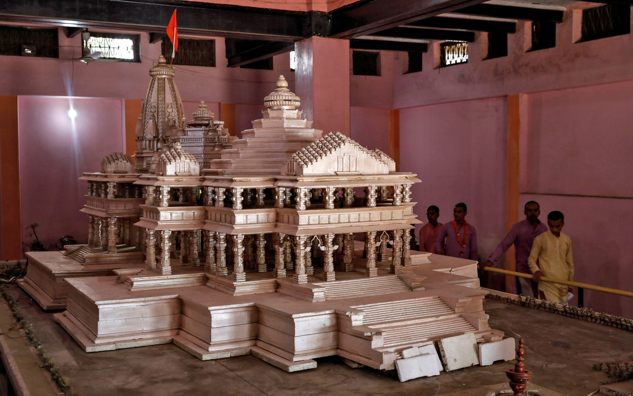 Click to enlarge Proposed Ram Temple Model
