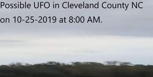 Possible UFO in NC