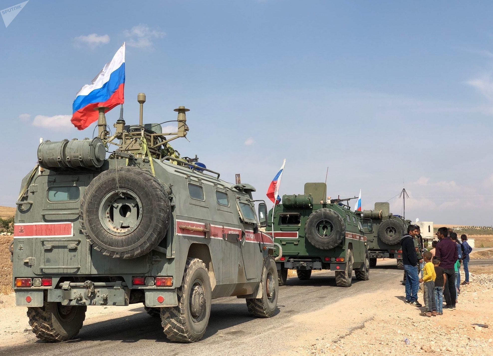 russian patrols north syria border turkey kurds